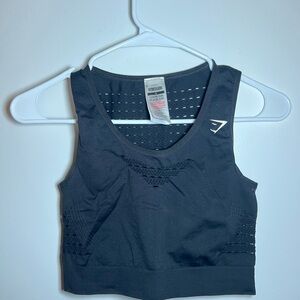 Gymshark Black Mesh Sports Bra/Tank